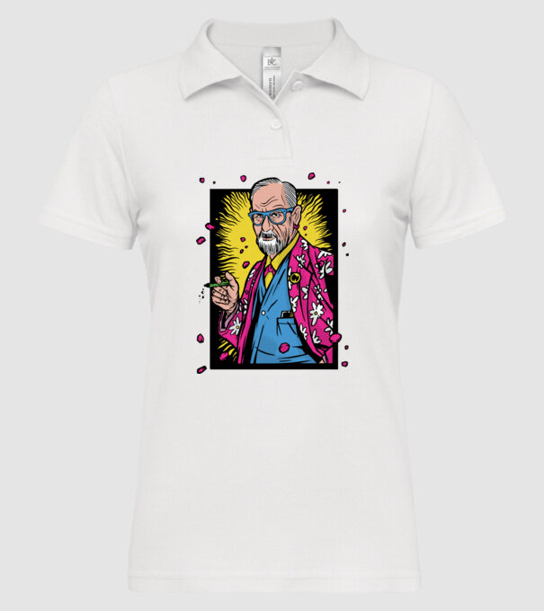 Sigmund Freud Filozof model alb pe tricou