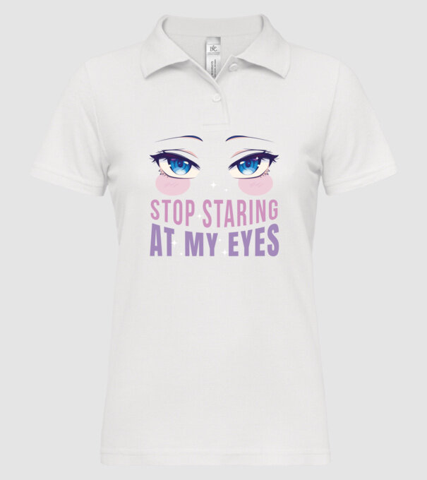 Ochi sexy Anime model alb pe tricou