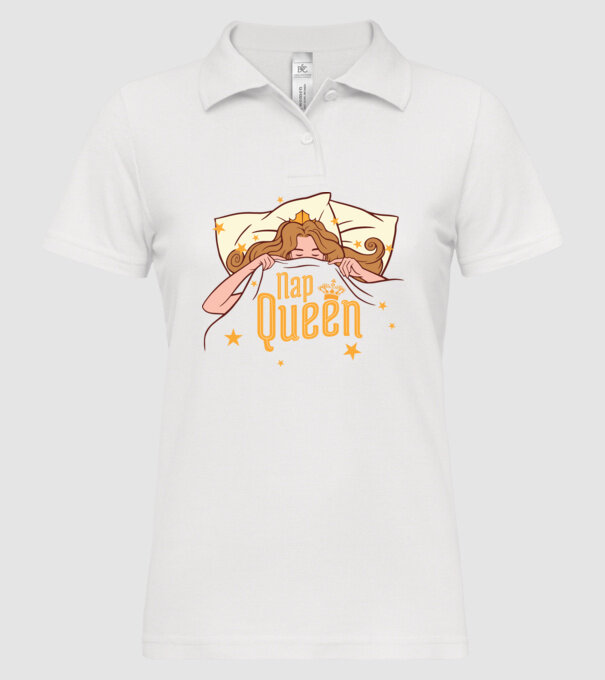 Regina somnului model alb pe tricou