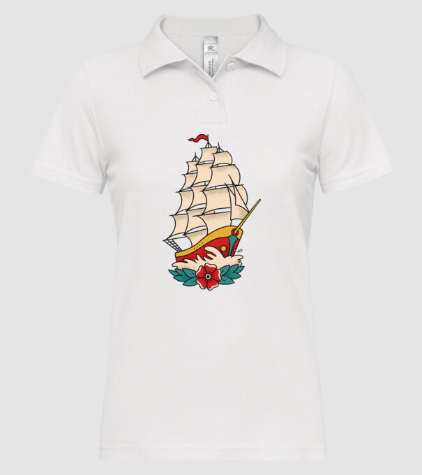 Vapor Tatuaj model alb pe tricou