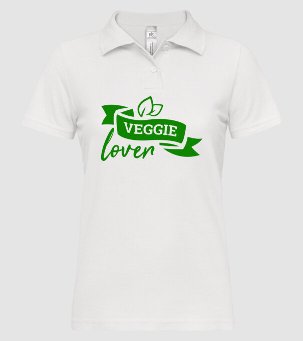 Veggie lover Iubitor de legume model alb pe tricou