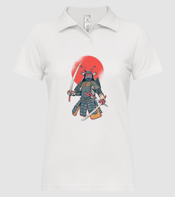 Vintage Samurai tricou arte marțiale orientale model alb pe tricou
