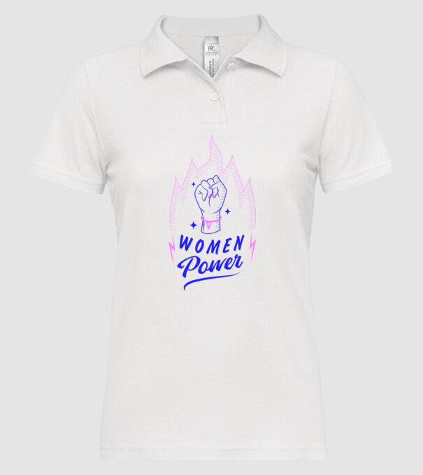 Women Power Ziua Femeii model alb pe tricou