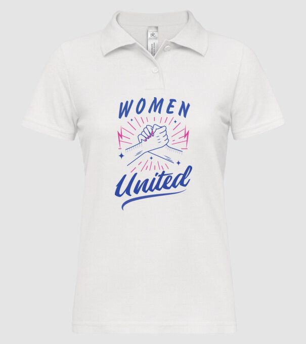 Women United tricou Ziua Femeii model alb pe tricou