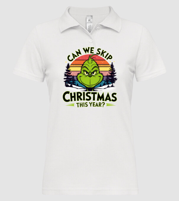 Can we skip christmas this year model alb pe tricou