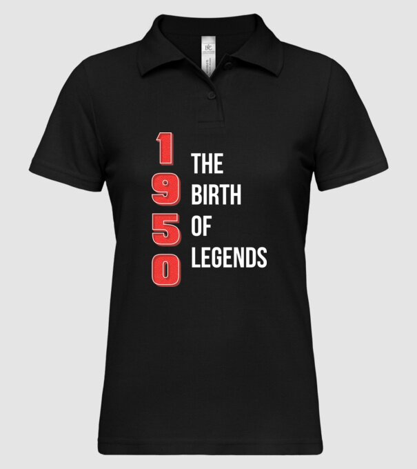 1950 the birth of legends model negru pe tricou
