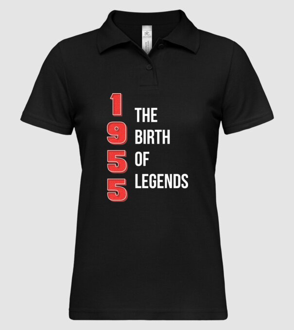 1955 the birth of legends model negru pe tricou