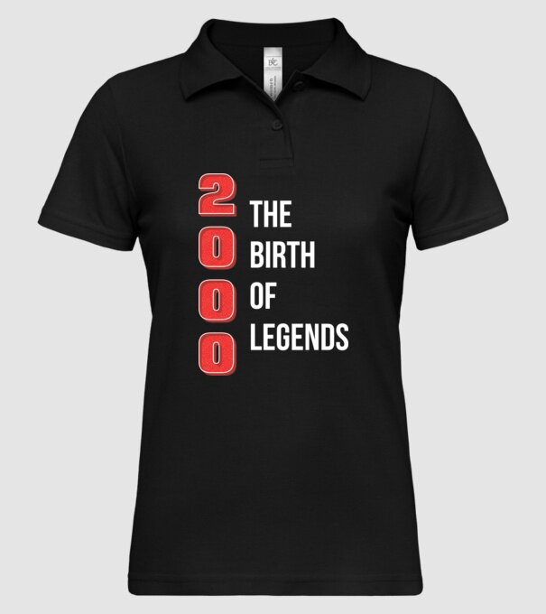 2000 the birth of legends model negru pe tricou