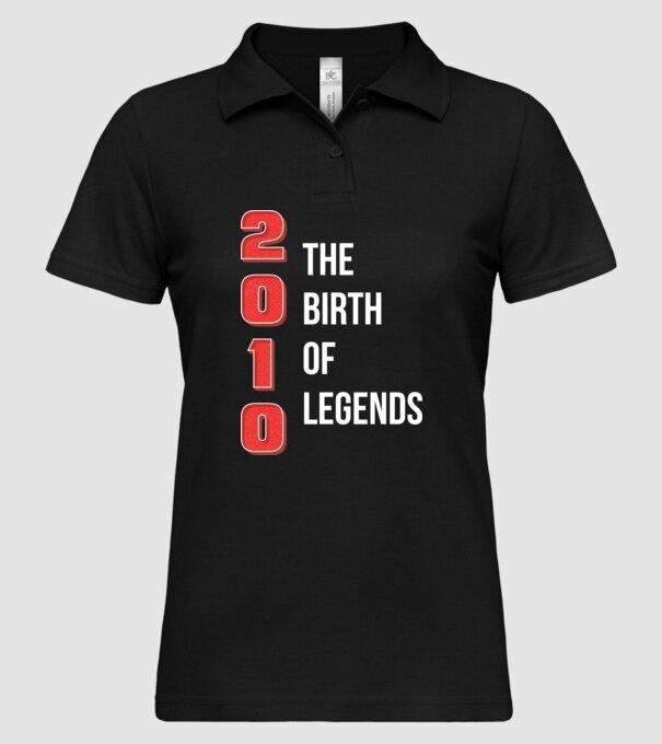 2010 the birth of legends model negru pe tricou