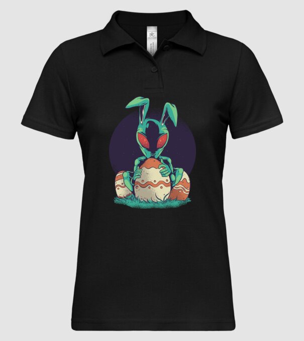 Paște Alien model negru pe tricou