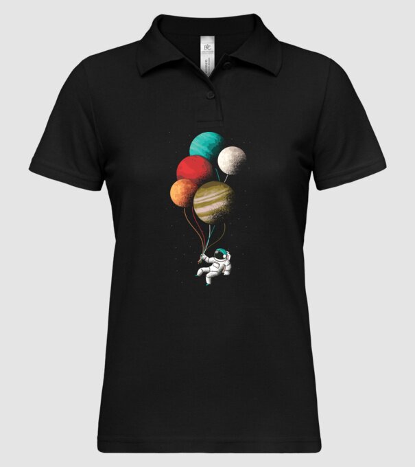 Astronaut Balloons baloane astronaut model negru pe tricou