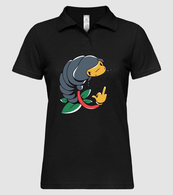 Izopodă model negru pe tricou