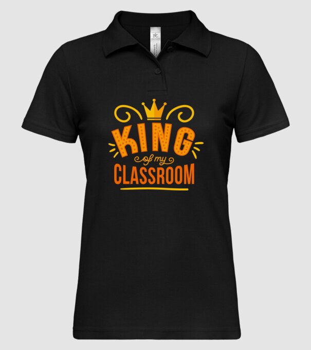 Regele clasei model negru pe tricou