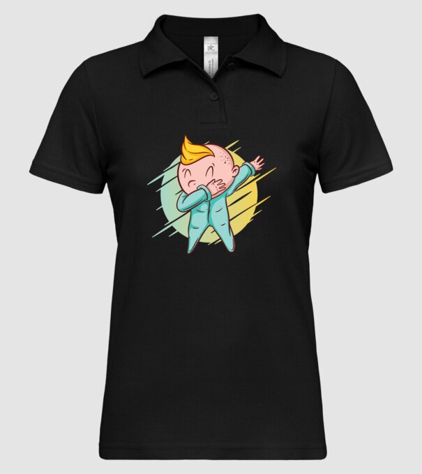 Bebe DAB model negru pe tricou