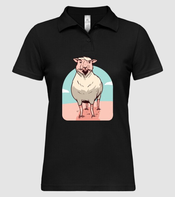 Miel Șobolan model negru pe tricou