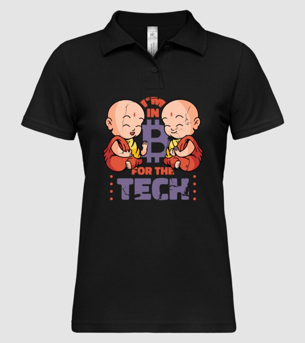 Călugări Buddha Bitcoin model negru pe tricou