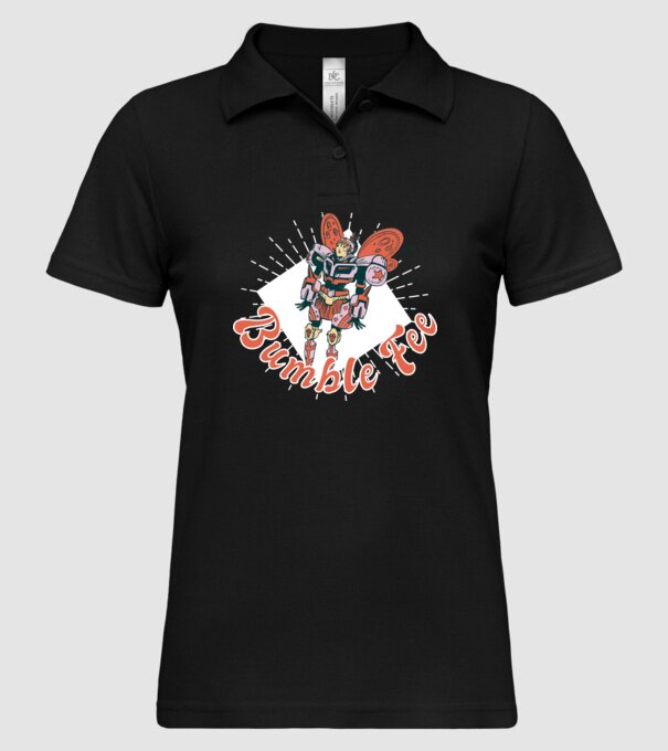 Bumble Fee - Zâna Robot model negru pe tricou