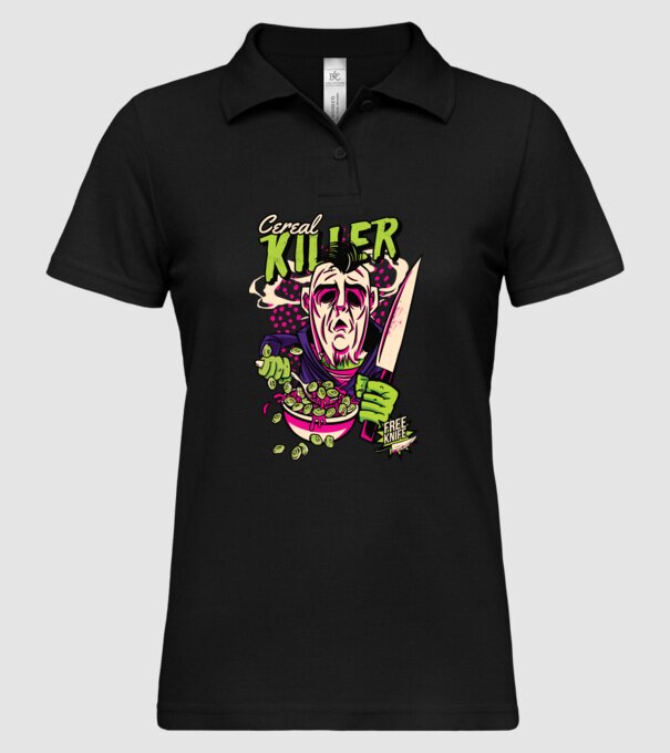Cereale Killer Fulgi de cereale model negru pe tricou