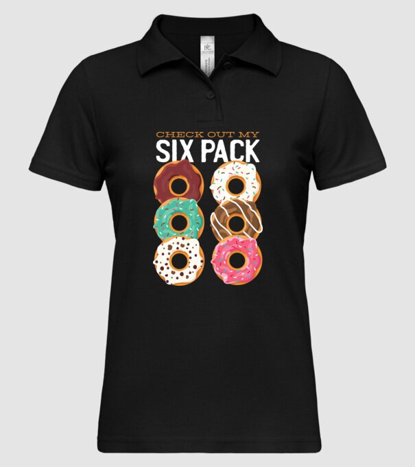 Check out my Six Pack model negru pe tricou