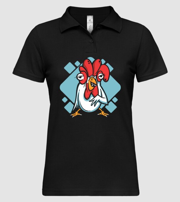 Pui model negru pe tricou