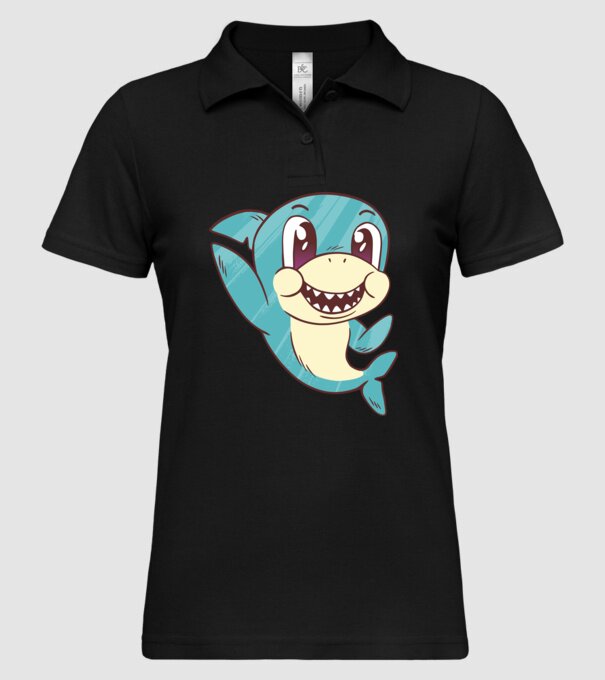 Rechin bebe drăguț model negru pe tricou