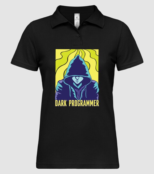 Dark Programmer model negru pe tricou