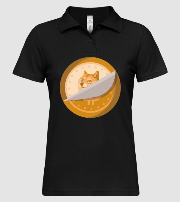 Dodge Coin model negru pe tricou