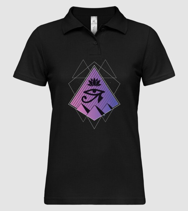 Egipt simbol geometric model negru pe tricou