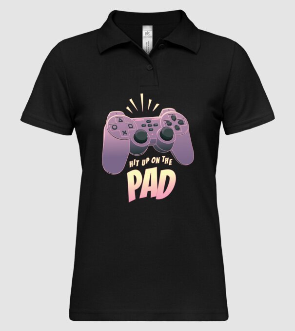 Gamer Controler model negru pe tricou