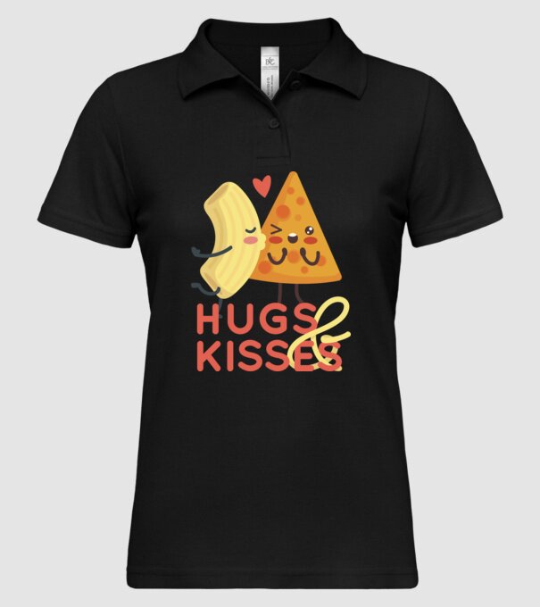 'Hawaii pizza dragoste tricou drăguț Valentine''s Day' model negru pe tricou