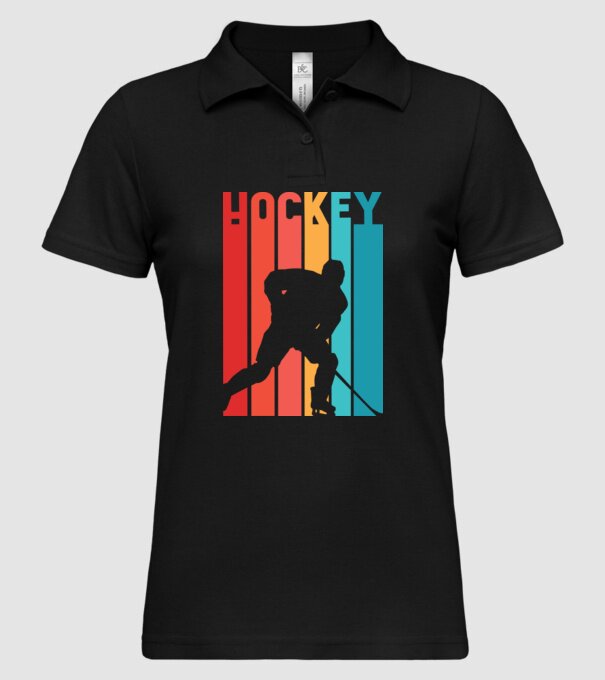 Hochei Retro model negru pe tricou