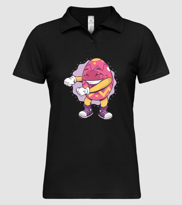 Ouă de Paște DAB model negru pe tricou