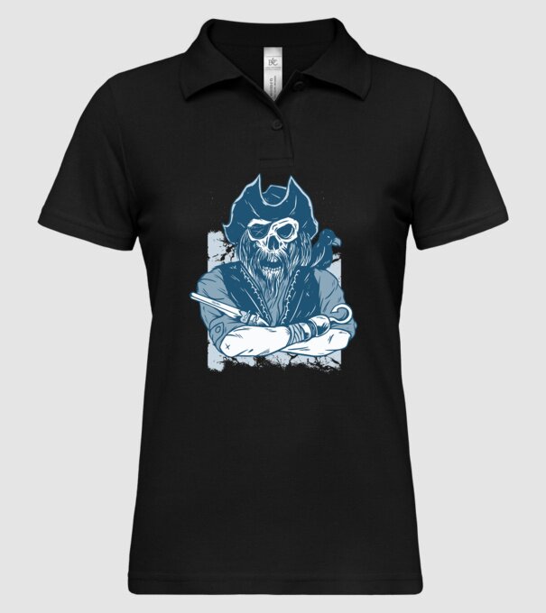 Pirat model negru pe tricou