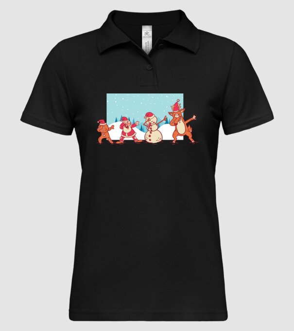 Crăciun DAB model negru pe tricou
