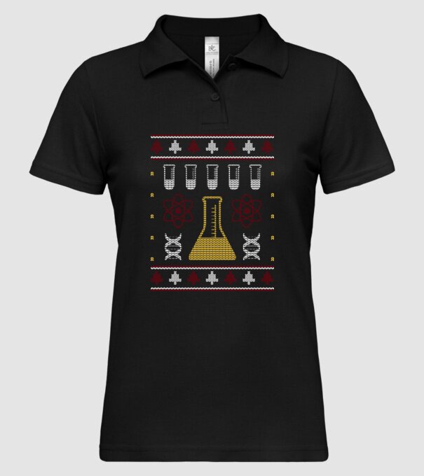 Pulover urât Chimie model negru pe tricou