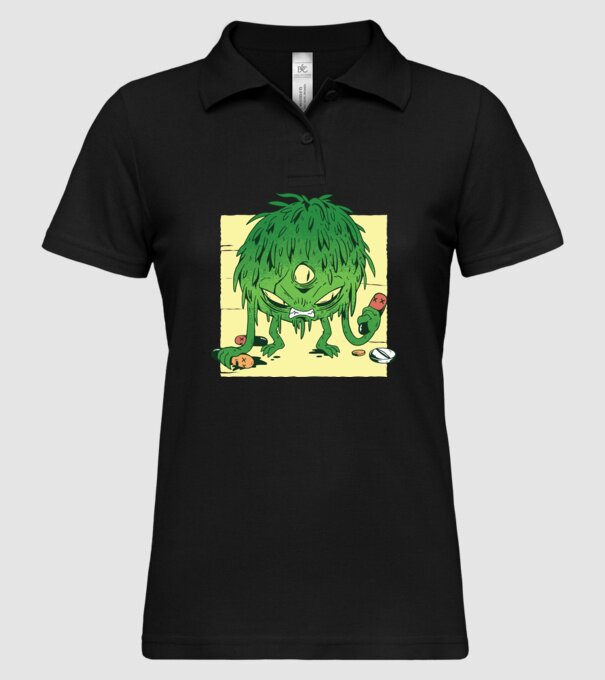 Coronavirus Monstru model negru pe tricou