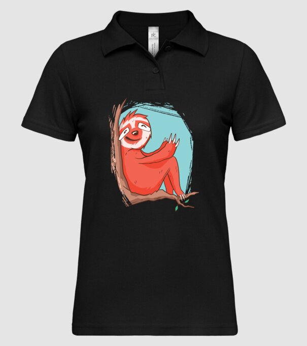 Leneș model negru pe tricou