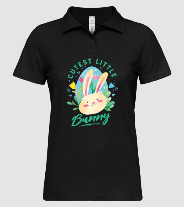 Cel mai dulce iepuraș model negru pe tricou
