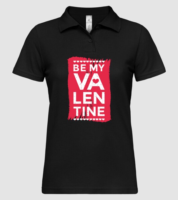 'Fii dragostea mea Tricou drăguț pentru Valentine''s Day' model negru pe tricou