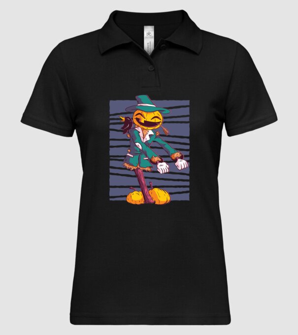 Sperietoare Halloween model negru pe tricou