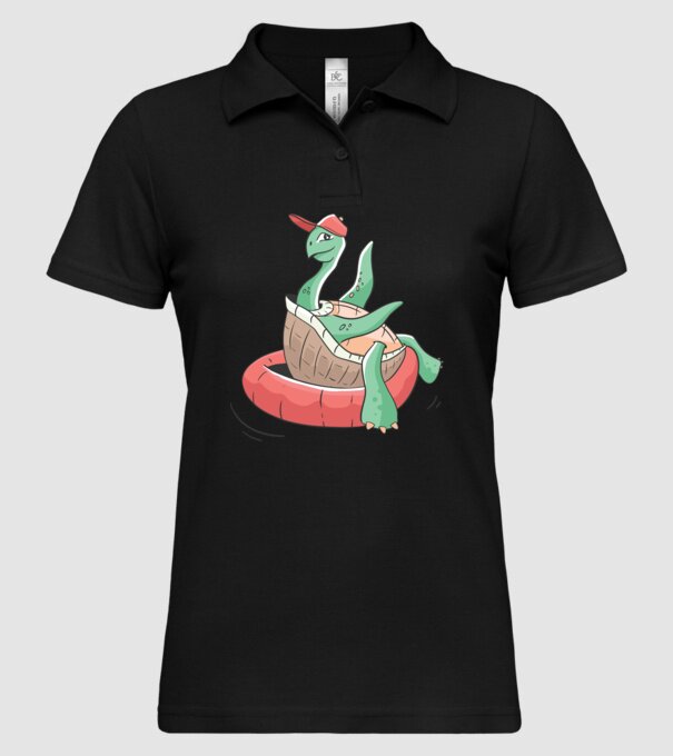 Broască țestoasă cool model negru pe tricou