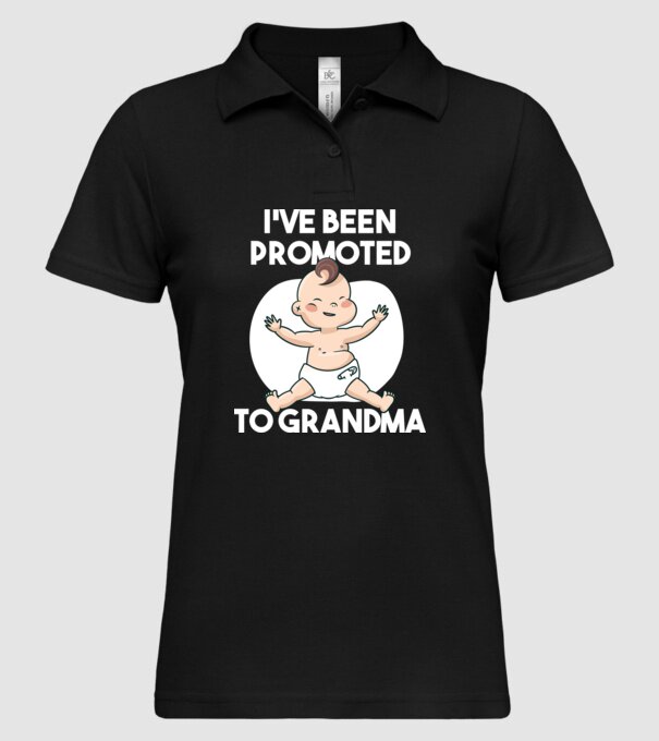 Am devenit bunică model negru pe tricou