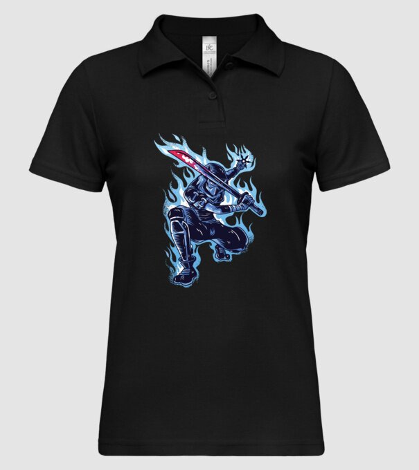 Ninja Sub Zero model negru pe tricou