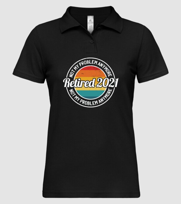Pensionat 2021 model negru pe tricou