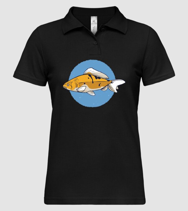 Pescuit la crap model negru pe tricou