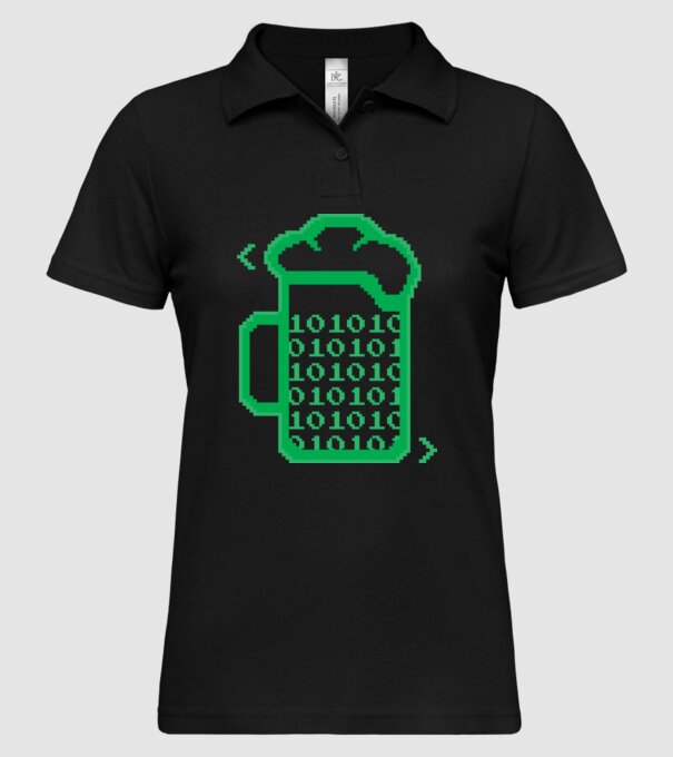 Bere Programator model negru pe tricou