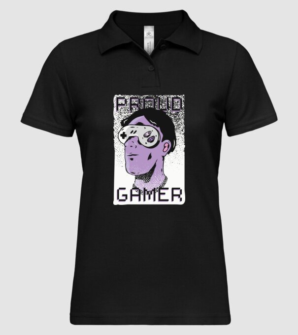 Ochelarii VR Proud Gamer model negru pe tricou