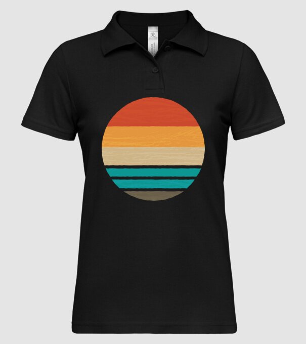 Fond Retro model negru pe tricou