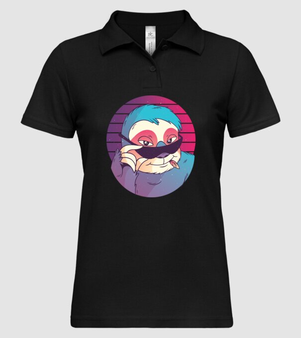 Retro Leneș model negru pe tricou