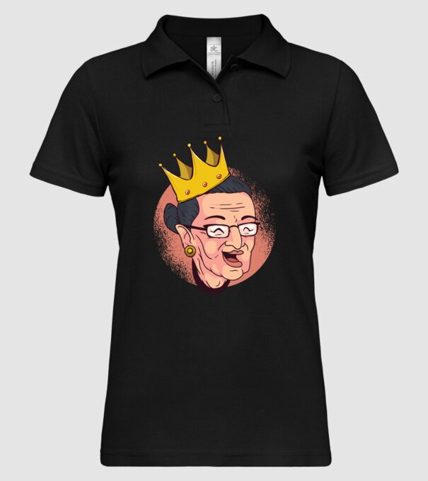 Ruth Bader Ginsburg model negru pe tricou